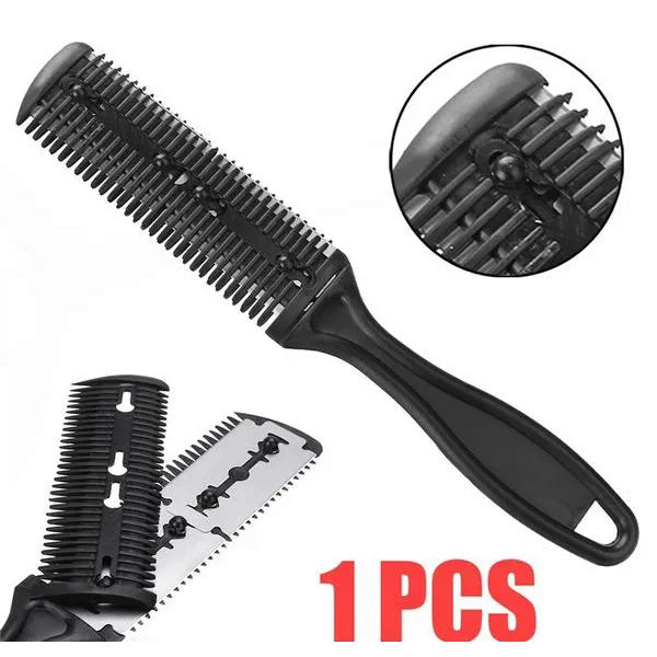 1PCS Double Sided Hair Thinning Razor Comb Professional Salon Hairdressing Trimmer (CLS-149982780)