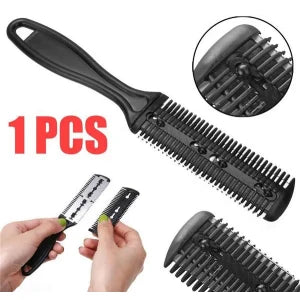1PCS Double Sided Hair Thinning Razor Comb Professional Salon Hairdressing Trimmer (CLS-149982780)