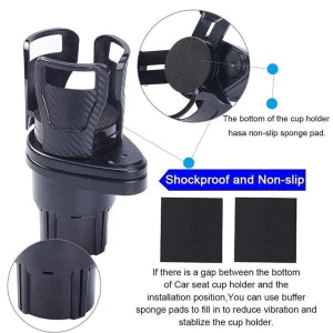 2 in 1 Multifunctional Car Drink Cup Holder Organizer (CLS-2391092)