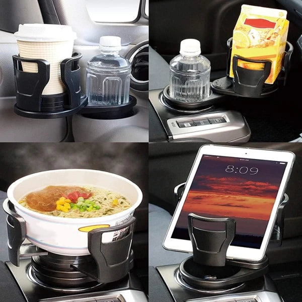 2 in 1 Multifunctional Car Drink Cup Holder Organizer (CLS-2391092)