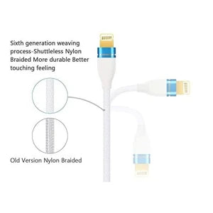 3 in 1 Nylon Braided 3.0 A 1 m Data Cable for Charging Micro USB for iOS and Type C (CLS-2245683)