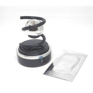 360 Degree Twister chrome Solar Rotating Perfume Double Ring diffuser for Car Home Office (CLS-2386239)