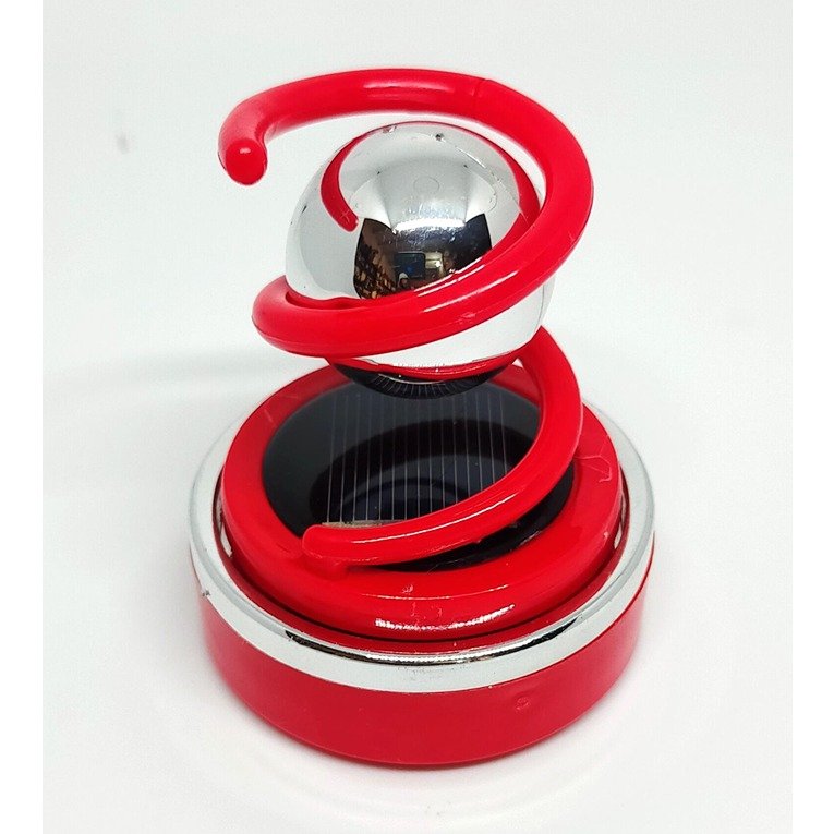 360 Degree Twister chrome Solar Rotating Perfume Double Ring diffuser for Car Home Office (CLS-2386239)