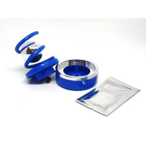 360 Degree Twister chrome Solar Rotating Perfume Double Ring diffuser for Car Home Office (CLS-2386238)