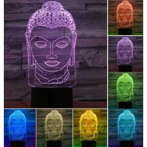 3D Illusion Led Buddha Lamp (CLS-2391566)