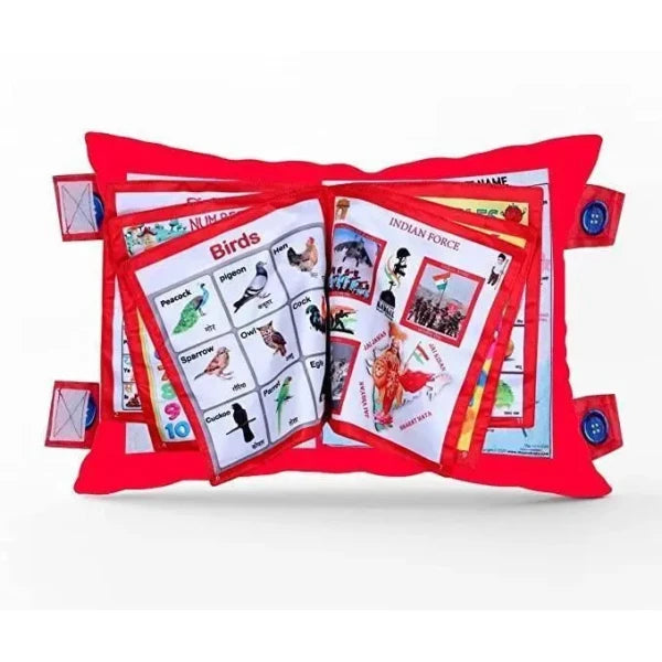 Baby Learning Cushion Pillow Book Pack of 2