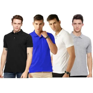 Men’s Stylish T-shirt Cotton Blend Solid Full Sleeves