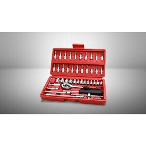 46 in 1 Pcs Tool Kit & Socket and Screwdriver Set Car Repair Tool Set Hand Kit (CLS-2379997)