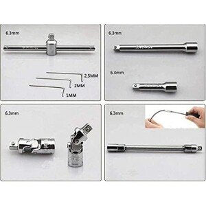 46 in 1 Pcs Tool Kit & Socket and Screwdriver Set Car Repair Tool Set Hand Kit (CLS-2379997)