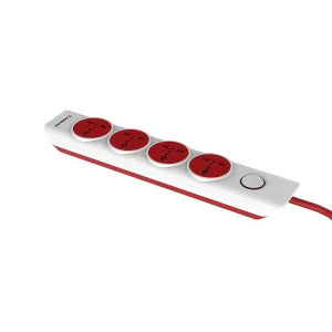 4X1 Power Strip (With 4-Outlet International Sockets, Master Switch, Indicator And 2M Power Cord (CLS-2391065)