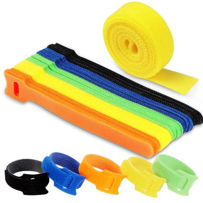 50 Pcs Cable Ties with 1M Cable Ties Reusable, Cable Management Straps (CLS-234881102)