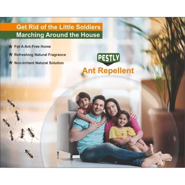 Pestly Herbal Ant Repellent Spray for Home & Kitchen