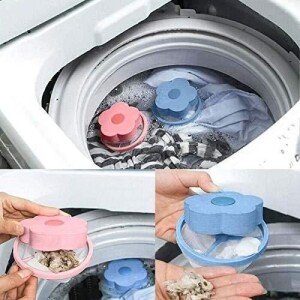 Washing Machine Floating Lint Mesh Bag (Pack of 3)f