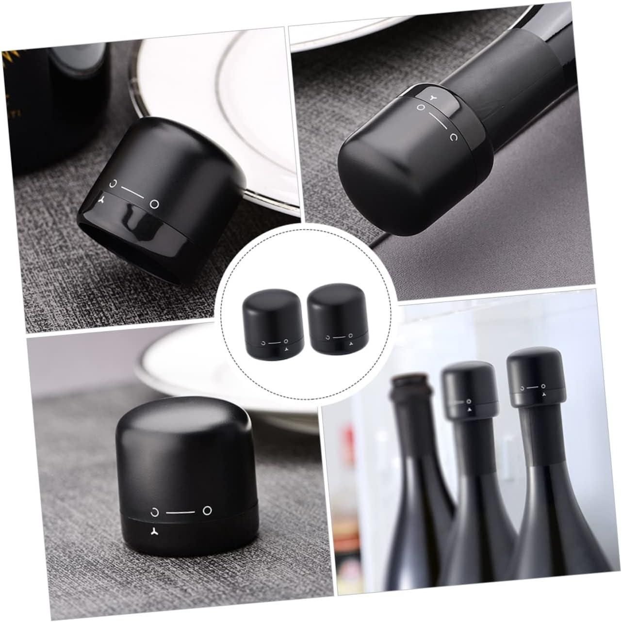 Wine Bottle Stopper Silicone Vacuum Bottle Stopper for Wine