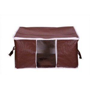 Solid Non Woven Storage Organizer (Set of 3)