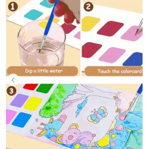 Water Coloring Books (3 pcs)