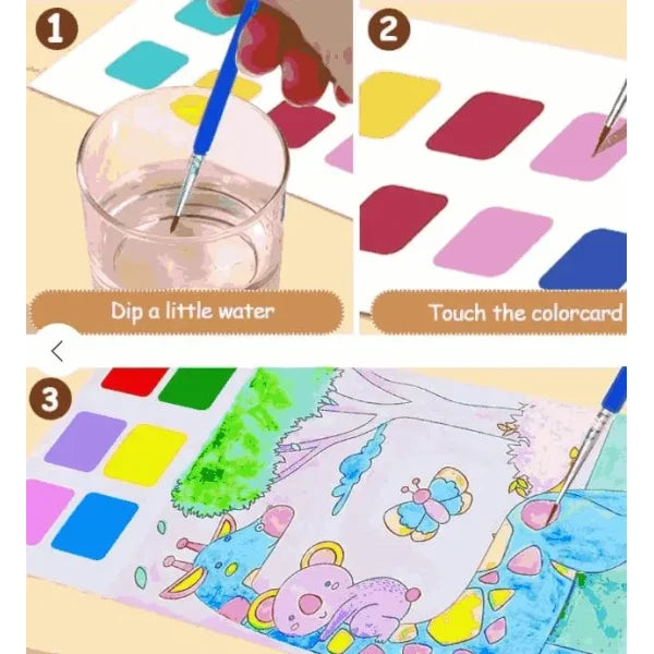 Water Coloring Books (3 pcs)