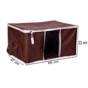 Solid Non Woven Storage Organizer (Set of 3)