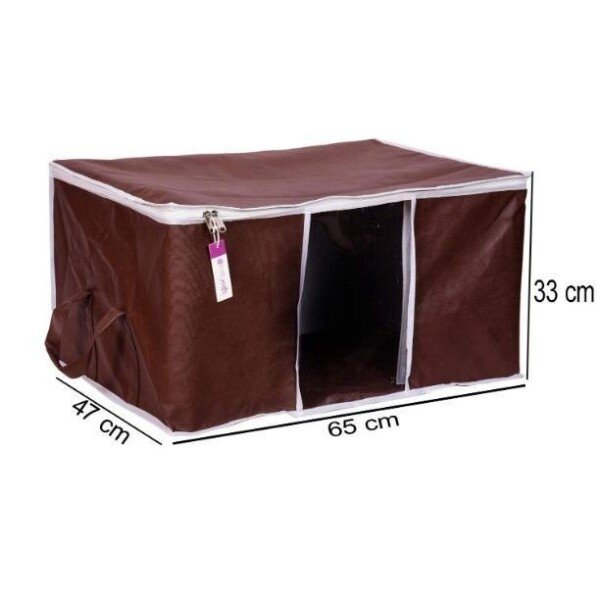 Solid Non Woven Storage Organizer (Set of 3)