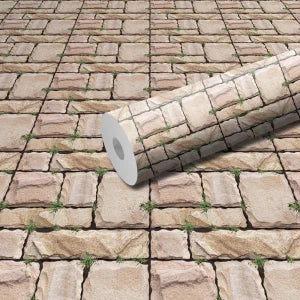 WallDaddy Self Adhesive Wallpaper For Wall (300×40)Cm Wall Sticker |Design BigStoneGrass