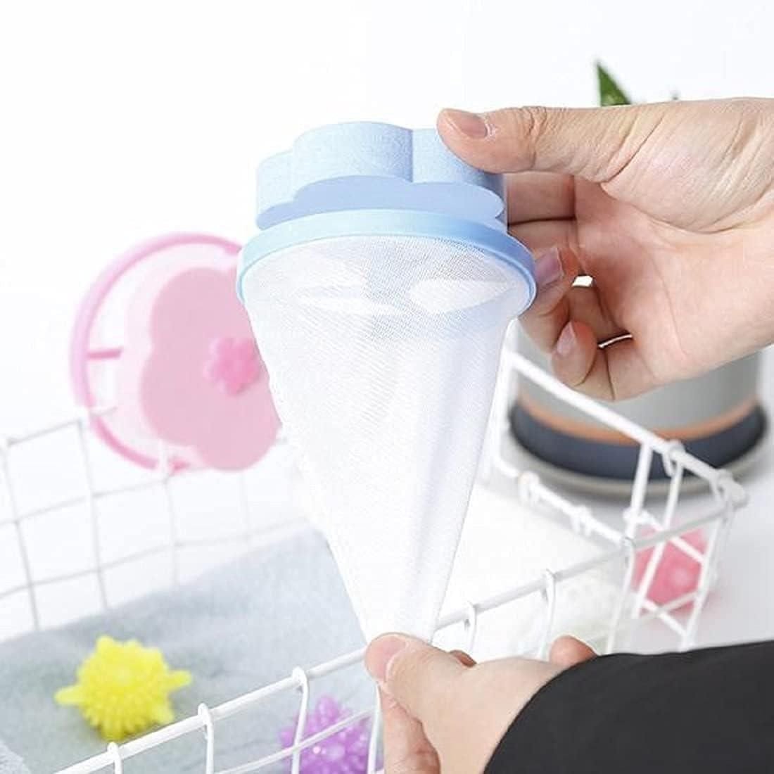 Washing Machine Floating Lint Mesh Bag (Pack of 3)f