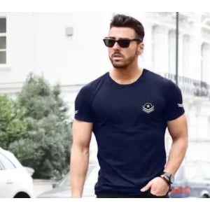 Men’s Stylish T-shirt Cotton Blend Solid Full Sleeves