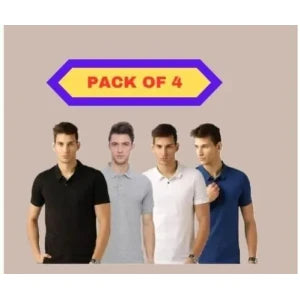 Men’s Stylish T-shirt Cotton Blend Solid Full Sleeves