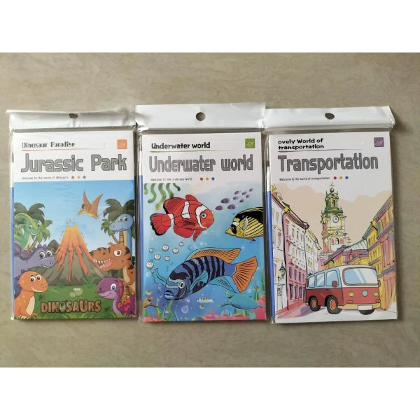 Water Coloring Books (3 pcs)