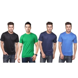 Men’s Stylish T-shirt Cotton Blend Solid Full Sleeves