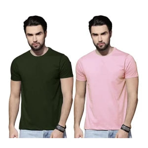 Men’s Stylish T-shirt Cotton Blend Solid Full Sleeves