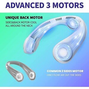79 mAh Portable Neck Fan with 5200 Outlets (CLS-2388372)