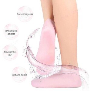 Silicone Gel Heel Socks Anti Slip For Dry Cracked Feet