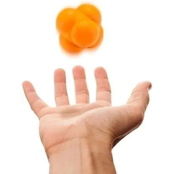 Reaction Ball Sporting Goods Hi-Bounce Reaction Ball Agility Trainer improve alertness, and enhance agility.