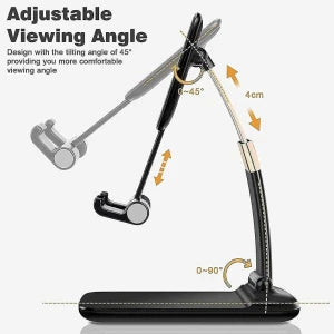 Adjustable & Foldable Mobile Stand, Metal Stand Holder For Mobile Phone And Tablet (Up To 10 Inch) (CLS-2391360)