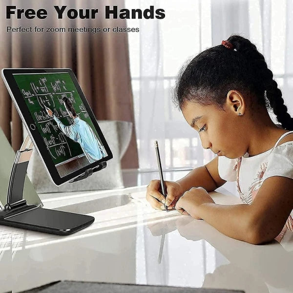 Adjustable & Foldable Mobile Stand, Metal Stand Holder For Mobile Phone And Tablet (Up To 10 Inch) (CLS-2391360)