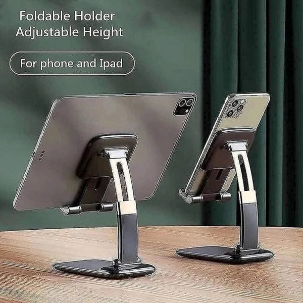 Adjustable & Foldable Mobile Stand, Metal Stand Holder For Mobile Phone And Tablet (Up To 10 Inch) (CLS-2391360)