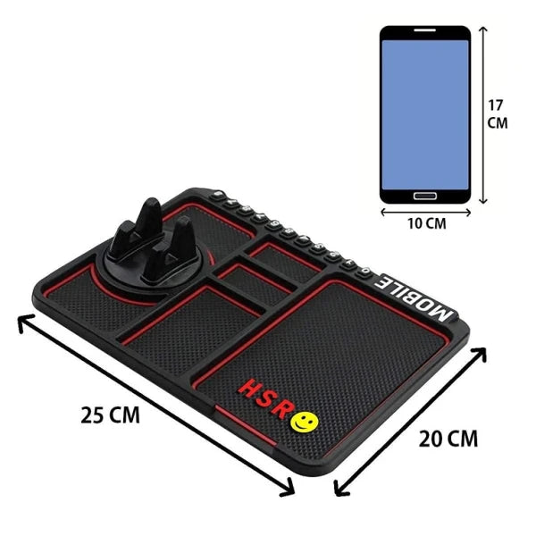 Anti-Slip Car Dashboard Mat & Mobile Phone Holder Mount (CLS-2389751)