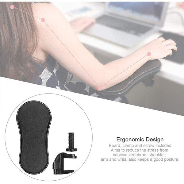 Attachable Computer Arm Rest Table Support Stand Chair Extender for Home Office-1pcs (CLS-2388677)