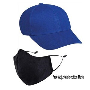 Plain Youth Unisex Cap – Black (KK-2263763)
