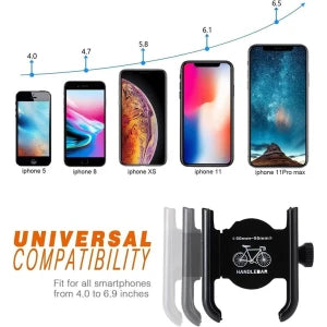 Bike Mobile Phone Mount Anti Shake and Stable Cradle Clamp (CLS-2391362)