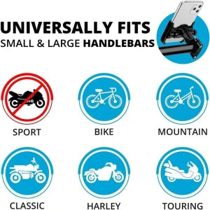 Bike Mobile Phone Mount Anti Shake and Stable Cradle Clamp (CLS-2391362)