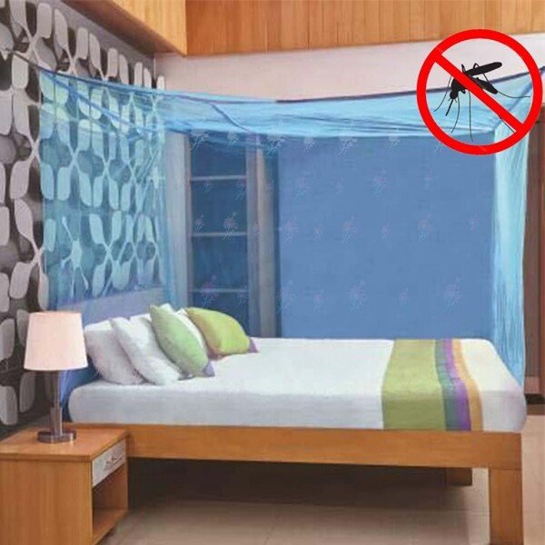 Blue Mosquito Net for Double Bed (CLS-2390177)