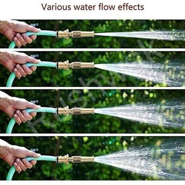 Brass Nozzle Water Spray Gun 1/2” Twist Water Jet High Pressure Nozzle Water Spray Gun (CLS-2389392)