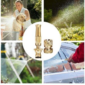 Brass Nozzle Water Spray Gun 1/2” Twist Water Jet High Pressure Nozzle Water Spray Gun (CLS-2389392)