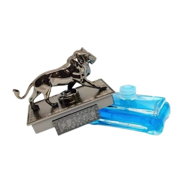 Car Dashboard Organic Perfumes with Trending Design Refillable Car Liquid Perfume (Lion Shaped) (Pack of 1) (CLS-2388709)