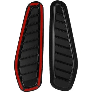 Car Decorative Air Flow Duct Racing Side Scoop Vent Air Flow Sticker Universal for All Cars ( Model 3) (Pack of 2) (CLS-2391748)