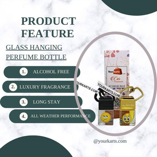 Car Hanging Air Freshener Perfume with Glass bottle of Fragrances (CLS-2388704)