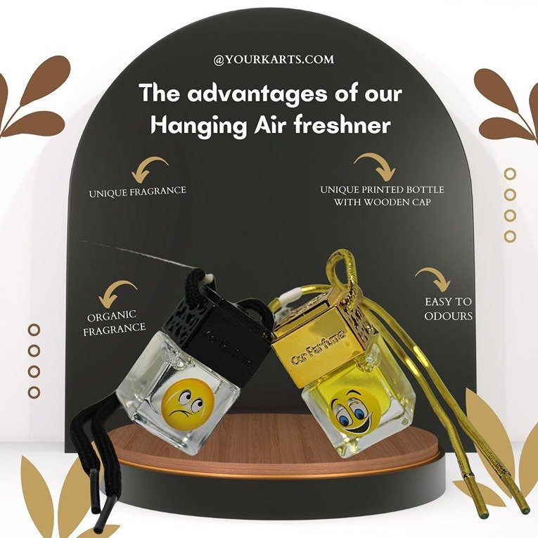 Car Hanging Air Freshener Perfume with Glass bottle of Fragrances (CLS-2388704)