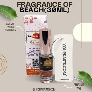 Car Perfume Spray Air Freshener with High Absorbent Hanging diffuser Tag (30ml) (CLS2391726)