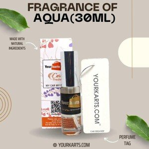 Car Perfume Spray Air Freshener with High Absorbent Hanging diffuser Tag (30ml) (CLS2391726)